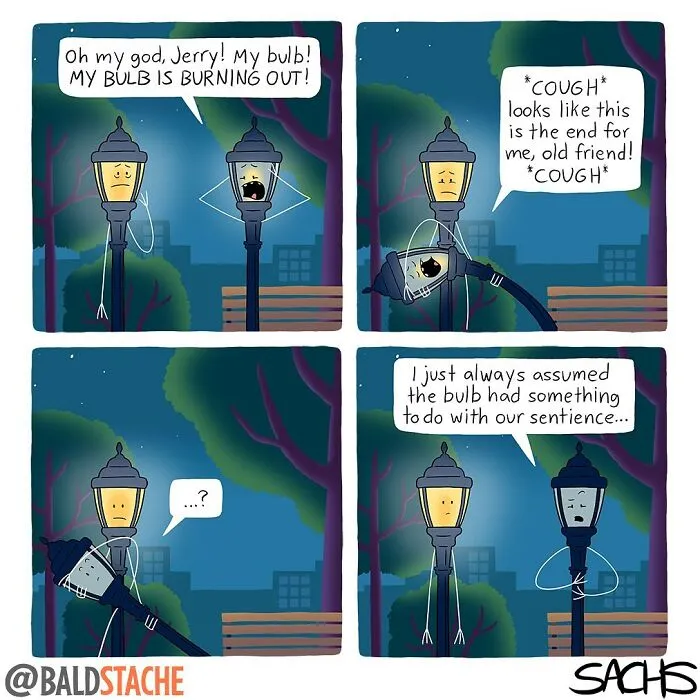 Artist Creates Hilariously Ridiculous Comics With Absurdly Unexpected Twists (30 Pics)