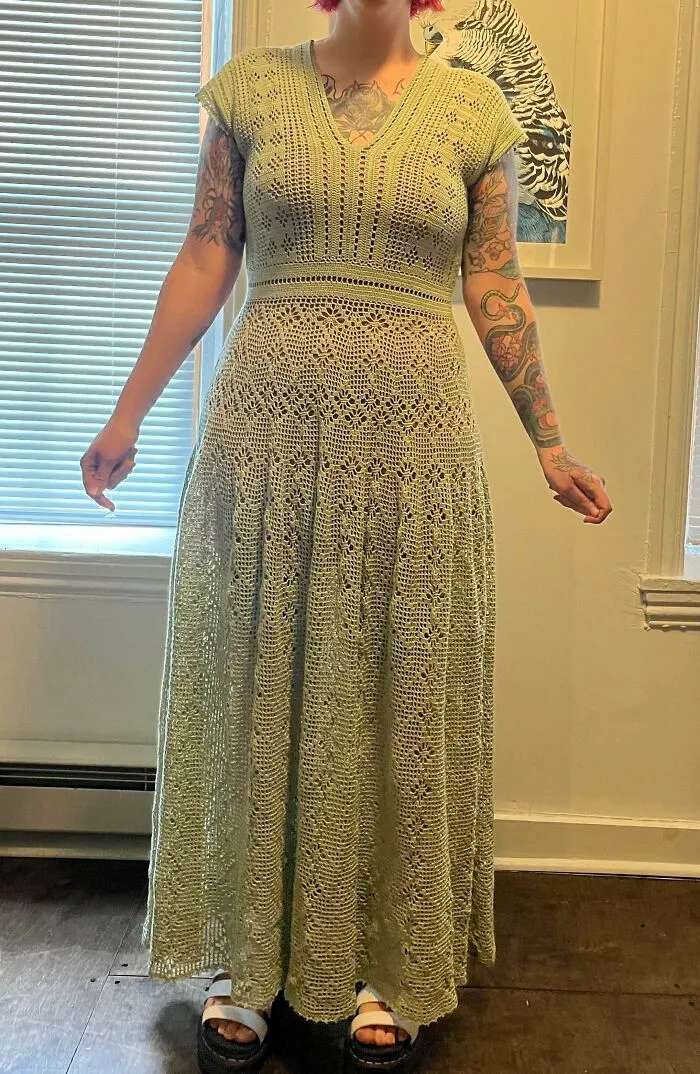 ¡Vestido terminado!