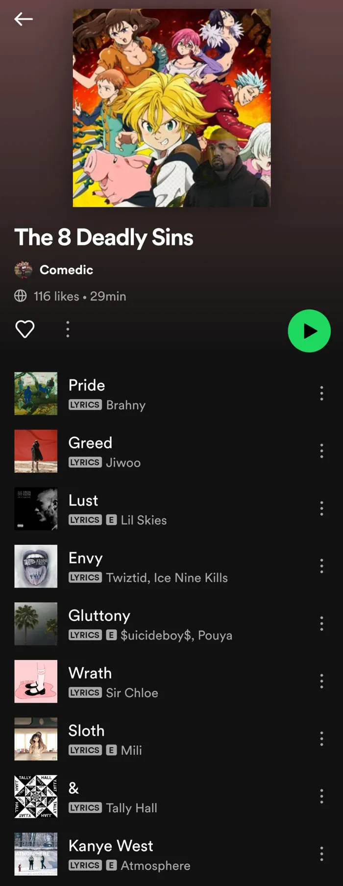 The 8 Deadly Sins