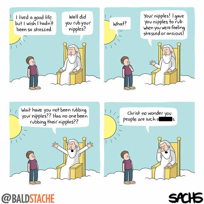 Artist Creates Hilariously Ridiculous Comics With Absurdly Unexpected Twists (30 Pics)