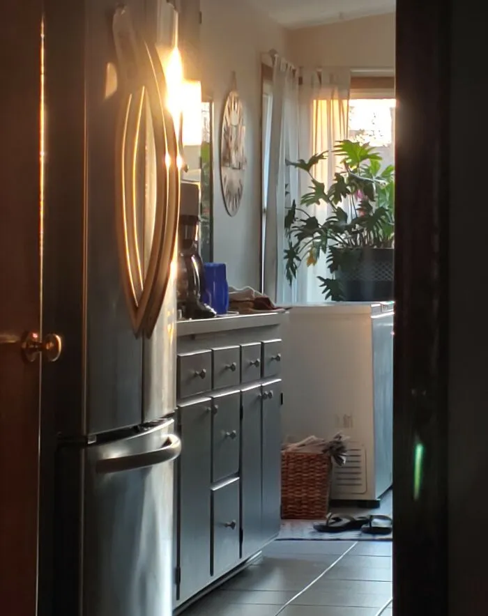 Afternoon From Living Room Into Kitchen