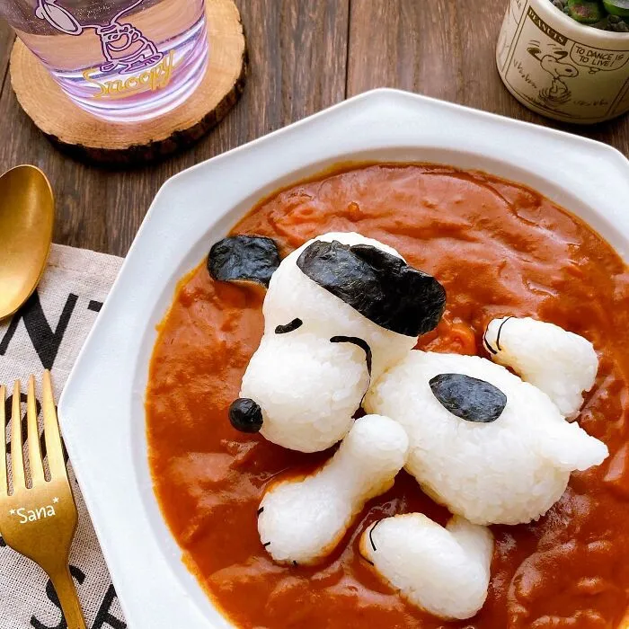 40 Times This Woman Turned Meals Into Scenes From "Peanuts" (40 Pics)
