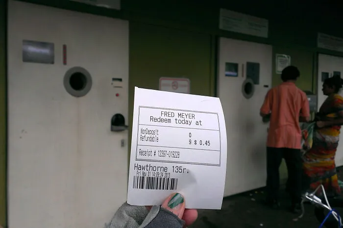 Returning Bottles For Recycling