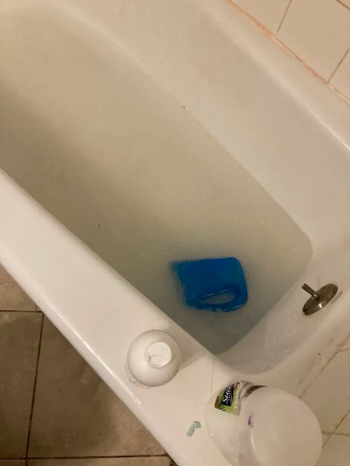 Very Dirty Bath Water From Very Dirty Puppy