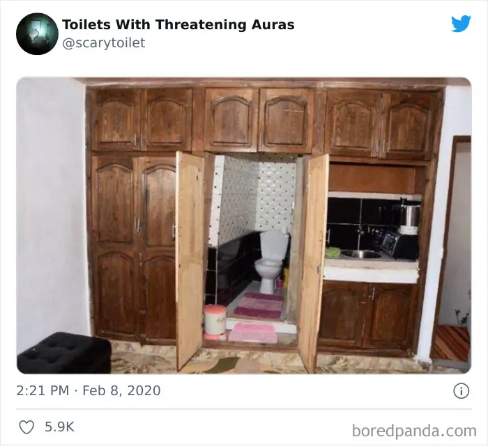 50 Of The Weirdest Lavatories From Around The World, As Shared By "Toilets With Threatening Auras"