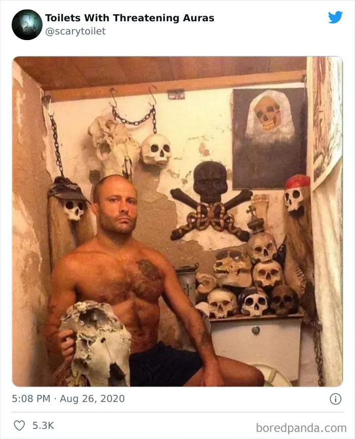 50 Of The Weirdest Lavatories From Around The World, As Shared By "Toilets With Threatening Auras"