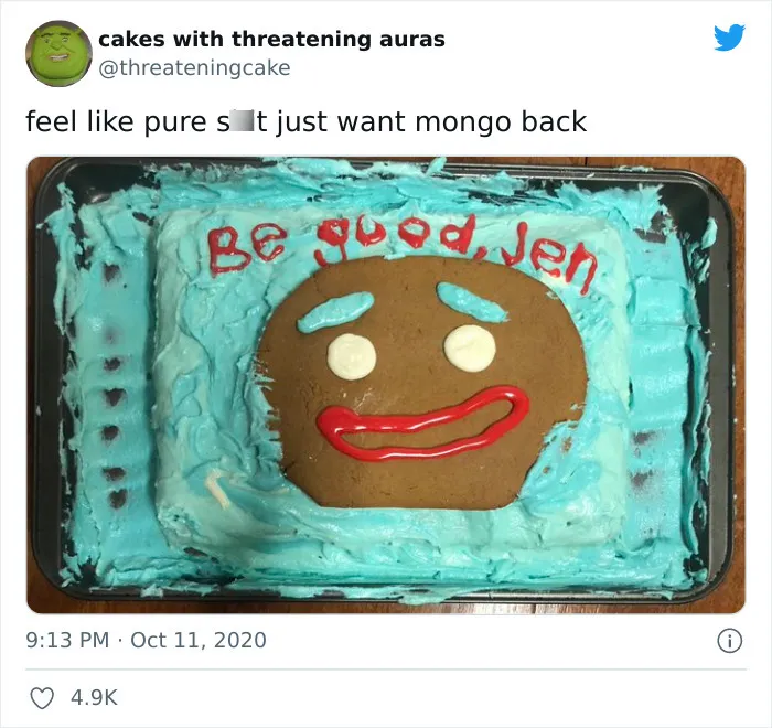 30 Cursed Cakes From ‘Cakes With Threatening Auras’ (New Pics)