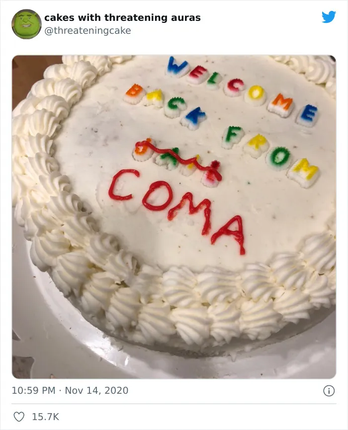 30 Cursed Cakes From ‘Cakes With Threatening Auras’ (New Pics)