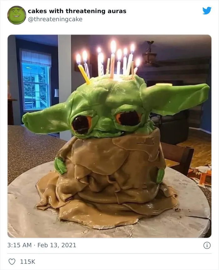20 "Tartas con auras amenazantes" que parecen estar malditas