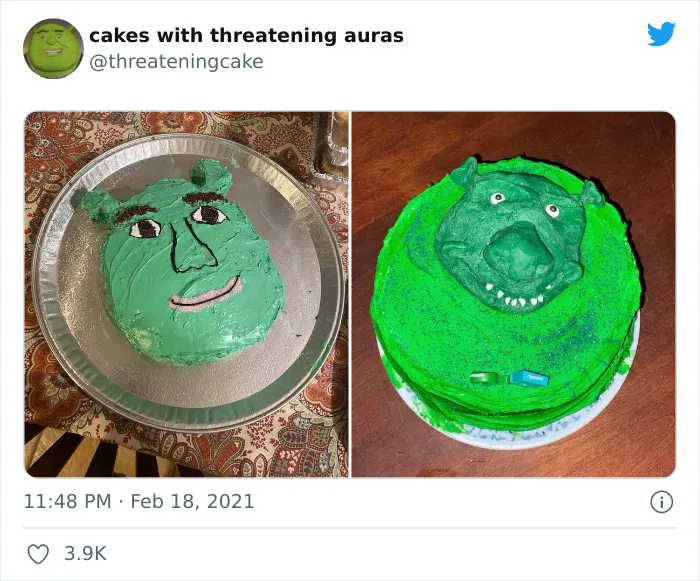 20 "Tartas con auras amenazantes" que parecen estar malditas