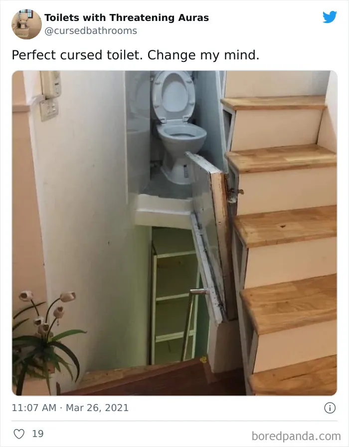 50 Of The Weirdest Lavatories From Around The World, As Shared By "Toilets With Threatening Auras"