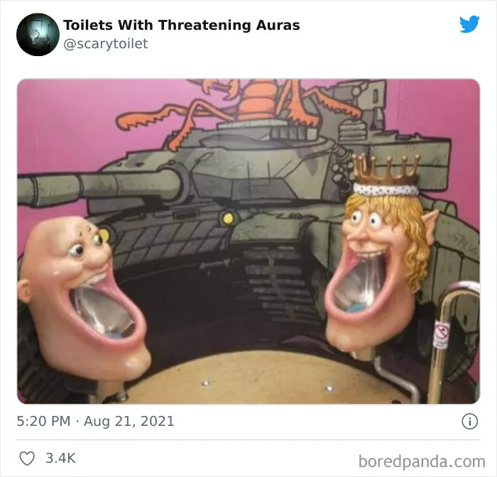 50 Of The Weirdest Lavatories From Around The World, As Shared By "Toilets With Threatening Auras"
