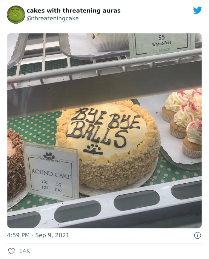 30 Cursed Cakes From ‘Cakes With Threatening Auras’ (New Pics)