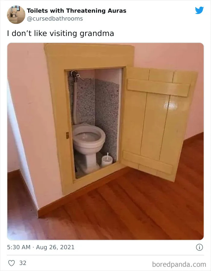 50 Of The Weirdest Lavatories From Around The World, As Shared By "Toilets With Threatening Auras"