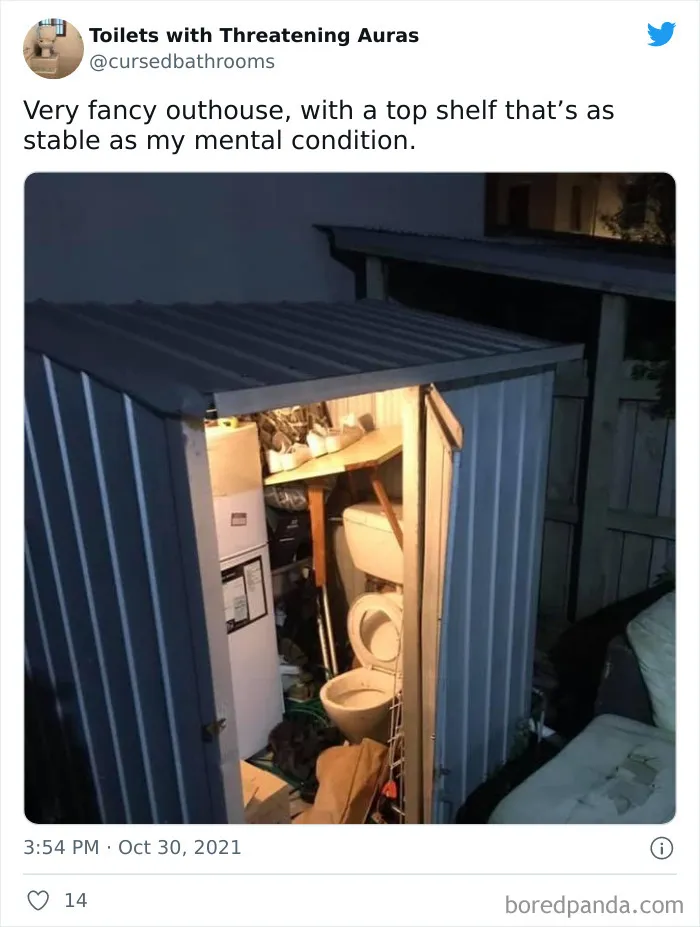 50 Of The Weirdest Lavatories From Around The World, As Shared By "Toilets With Threatening Auras"