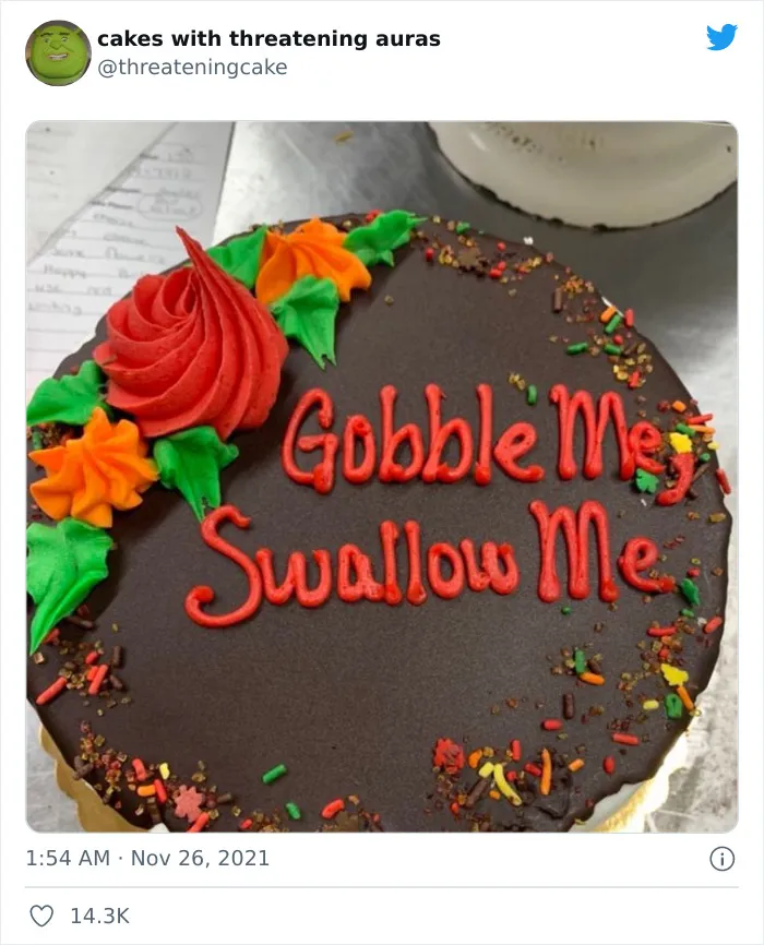 30 Cursed Cakes From ‘Cakes With Threatening Auras’ (New Pics)