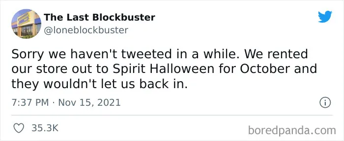 35 Hilarious Gems From “The Last Blockbuster” Twitter Account (New Posts)