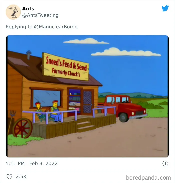 This Online Thread Has People Sharing Their Favorite Visual Gags From The Simpsons, And Here Are 40 Of Everyone's Favorites