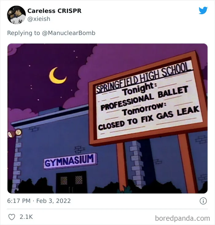This Online Thread Has People Sharing Their Favorite Visual Gags From The Simpsons, And Here Are 40 Of Everyone's Favorites