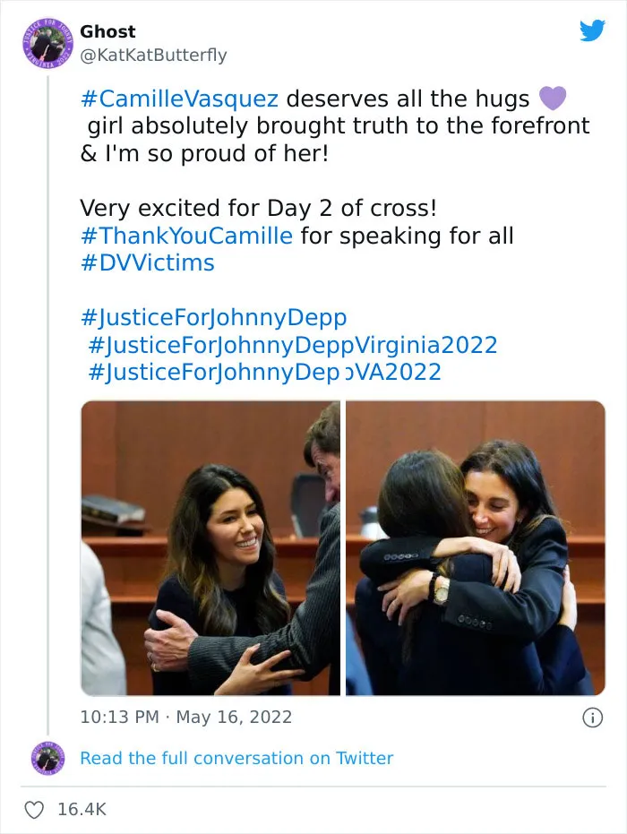 Johnny Depp’s Lawyer Camille Vasquez Has Been Grilling Amber Heard In Court, And Here Are 30 Of The Best Reactions About Her
