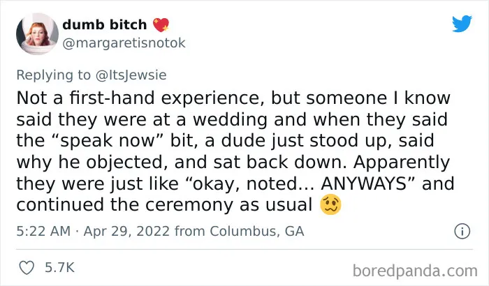 30 People Who Witnessed Wedding Objections Spill The Tea About What Happened