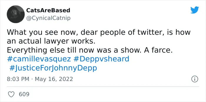 Johnny Depp’s Lawyer Camille Vasquez Has Been Grilling Amber Heard In Court, And Here Are 30 Of The Best Reactions About Her