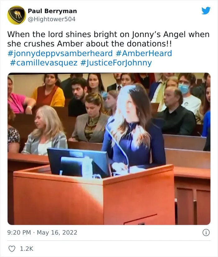 Johnny Depp’s Lawyer Camille Vasquez Has Been Grilling Amber Heard In Court, And Here Are 30 Of The Best Reactions About Her