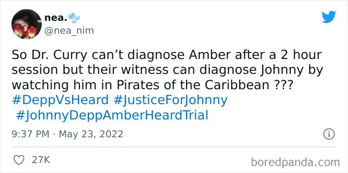 50 Tweets From Audiences Responding To The Final Testimonies In The Johnny Depp And Amber Heard Case
