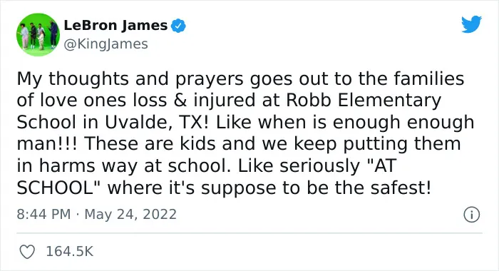 30 Reactions From Notable Folks To The Recent Tragedy In Uvalde That Put Things Into Perspective