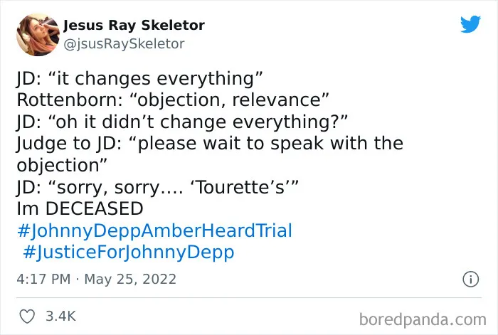 50 Tweets From Audiences Responding To The Final Testimonies In The Johnny Depp And Amber Heard Case