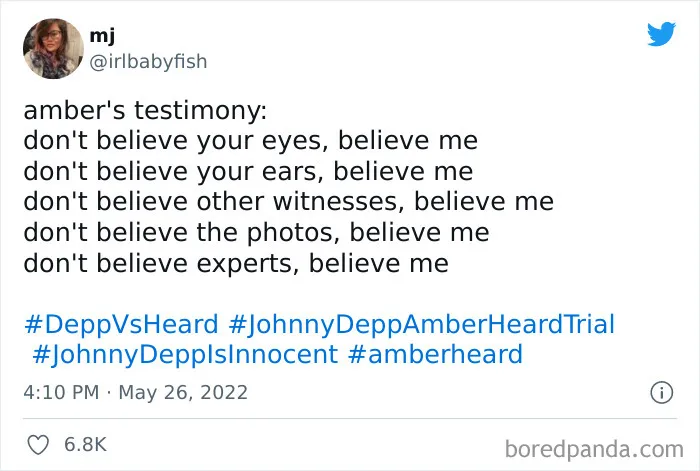 50 Tweets From Audiences Responding To The Final Testimonies In The Johnny Depp And Amber Heard Case