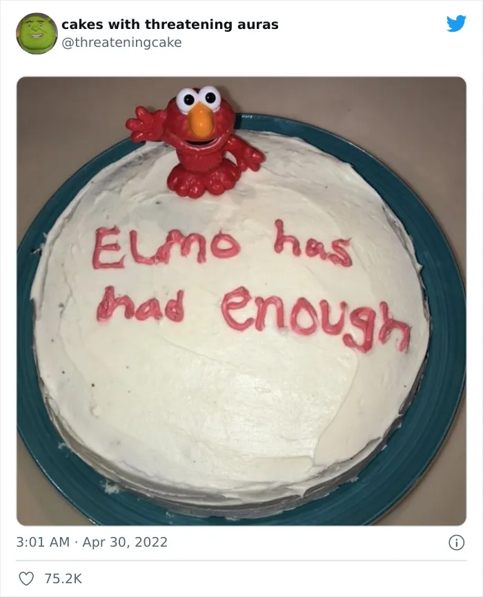 30 Cursed Cakes From ‘Cakes With Threatening Auras’ (New Pics)