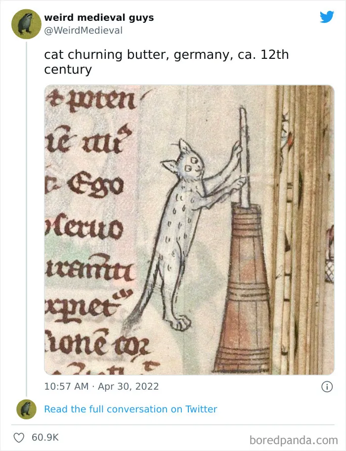 30 Times Medieval Painters Had No Idea How Something Looked And Created "Weird Medieval Guys", As Shared On This Twitter Page
