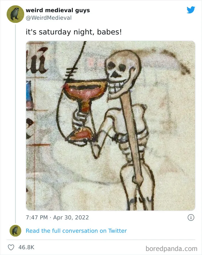 30 Times Medieval Painters Had No Idea How Something Looked And Created "Weird Medieval Guys", As Shared On This Twitter Page