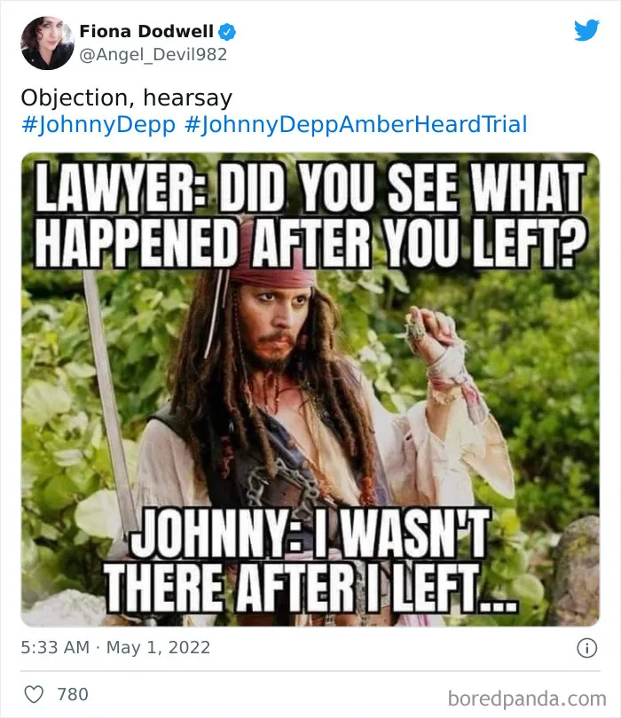 50 Of The Best Johnny Depp Vs. Amber Heard Trial Memes That Give An Alternate Perspective On What's Going On