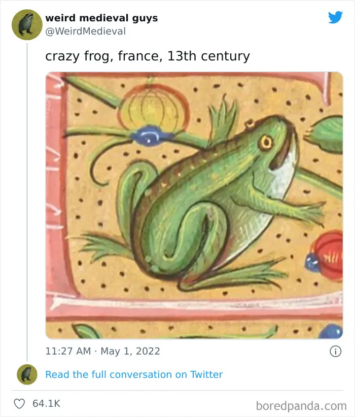 30 Times Medieval Painters Had No Idea How Something Looked And Created "Weird Medieval Guys", As Shared On This Twitter Page