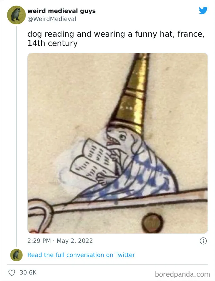 30 Times Medieval Painters Had No Idea How Something Looked And Created "Weird Medieval Guys", As Shared On This Twitter Page