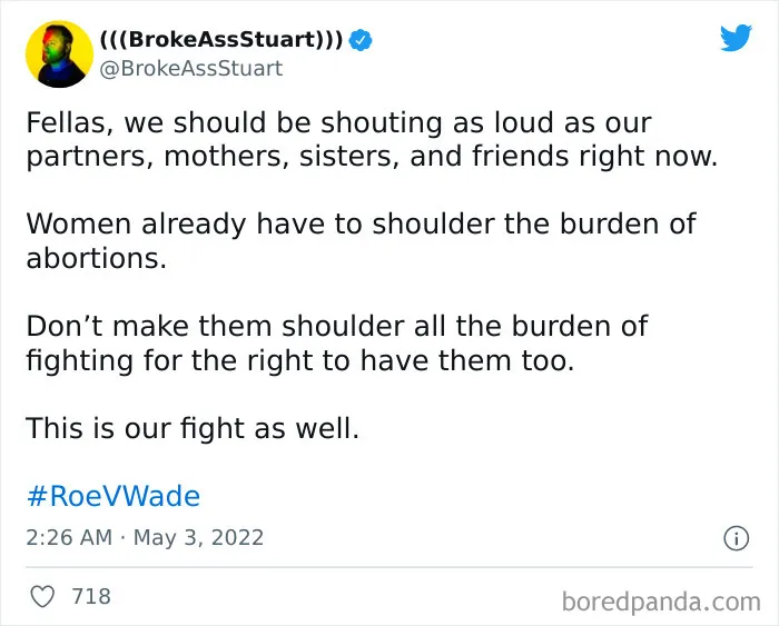 35 Reactions People Posted Online To The Impending US Supreme Court Decision To Overturn Abortion Rights