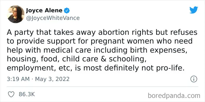 35 Reactions People Posted Online To The Impending US Supreme Court Decision To Overturn Abortion Rights