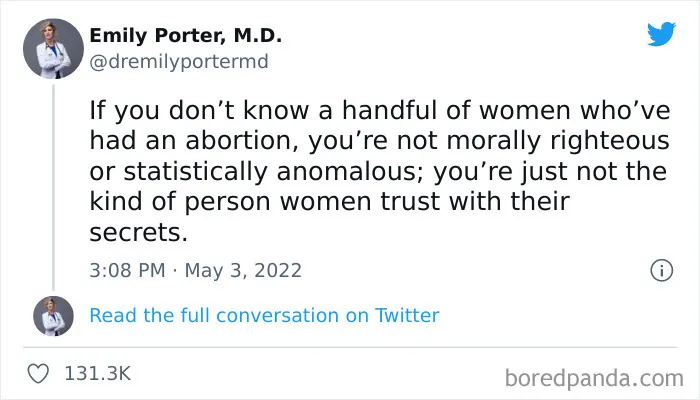 35 Reactions People Posted Online To The Impending US Supreme Court Decision To Overturn Abortion Rights
