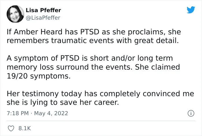50 Spot-On Reactions To Amber Heard's Now-Finished Testimony