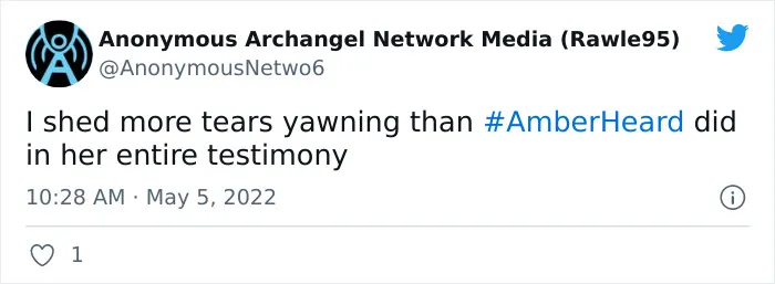 50 Spot-On Reactions To Amber Heard's Now-Finished Testimony