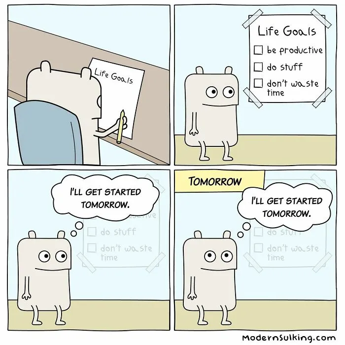 Artist Creates Fun And Relatable Comics About Procrastination, Insecurities And Awkward Everyday Interactions (27 Pics)