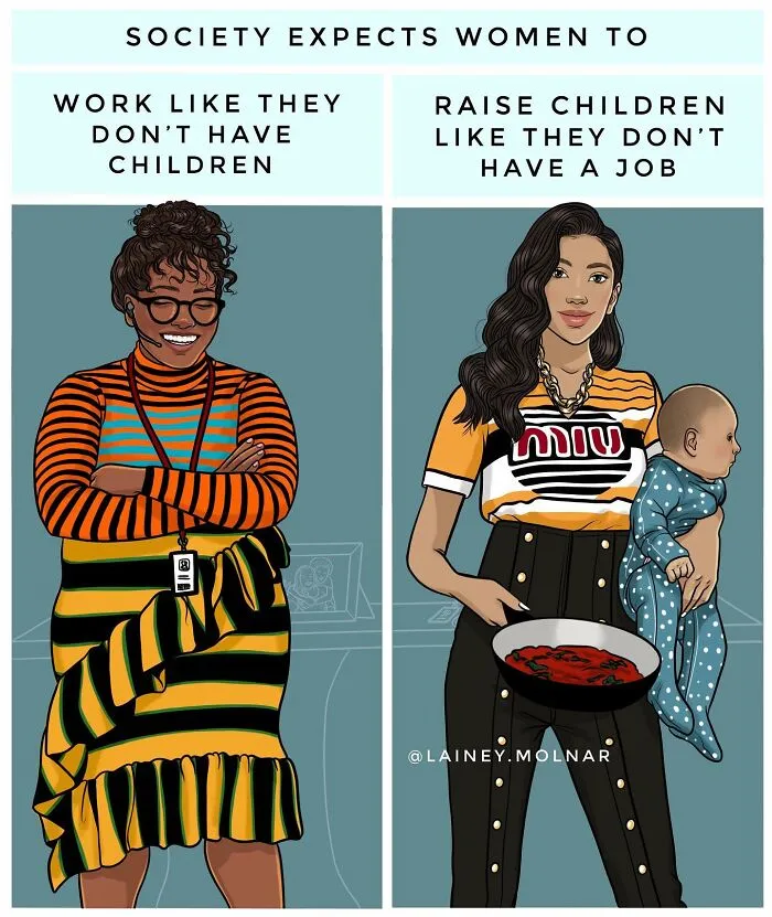Artist Illustrates The Pressures She And Other Women Face From Society In 30 New Honest Comics