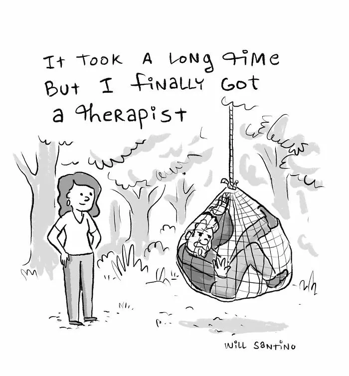 This Artist Makes Minimalistic Comics Filled With Absurd Situations And Silly Humor (30 New Pics)