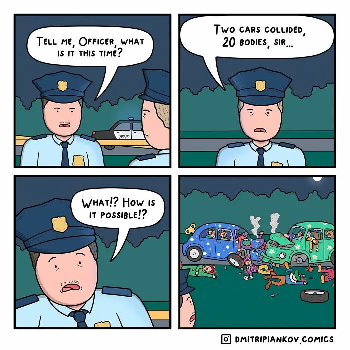 This Artist Makes Dark Humor Comics With Surprising Endings (29 New Pics)