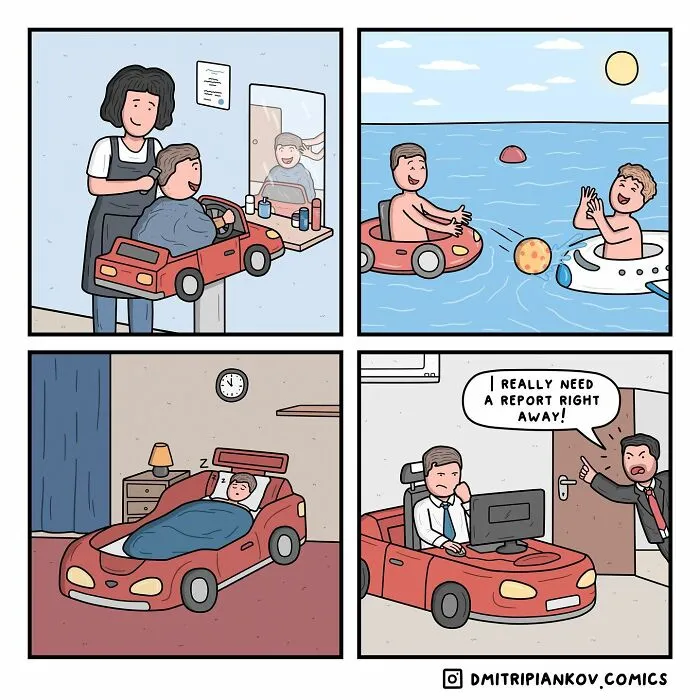 This Artist Makes Dark Humor Comics With Surprising Endings (29 New Pics)