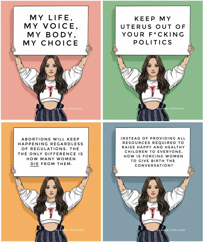 Artist Illustrates The Pressures She And Other Women Face From Society In 30 New Honest Comics