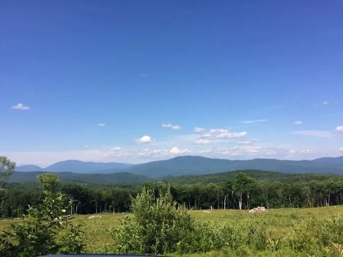 The View In Dorchester Nh From The Top Of The Mountain