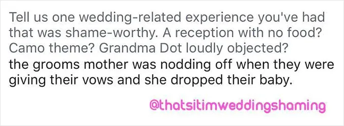 40 Times Weddings Were So Bad, They Deserved To Be Shamed On This Facebook Page